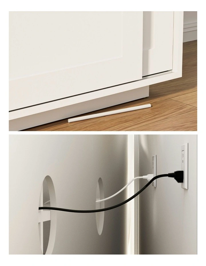 TV Unit Entertainment Unit Storage Cabinet 160cm in White image 7
