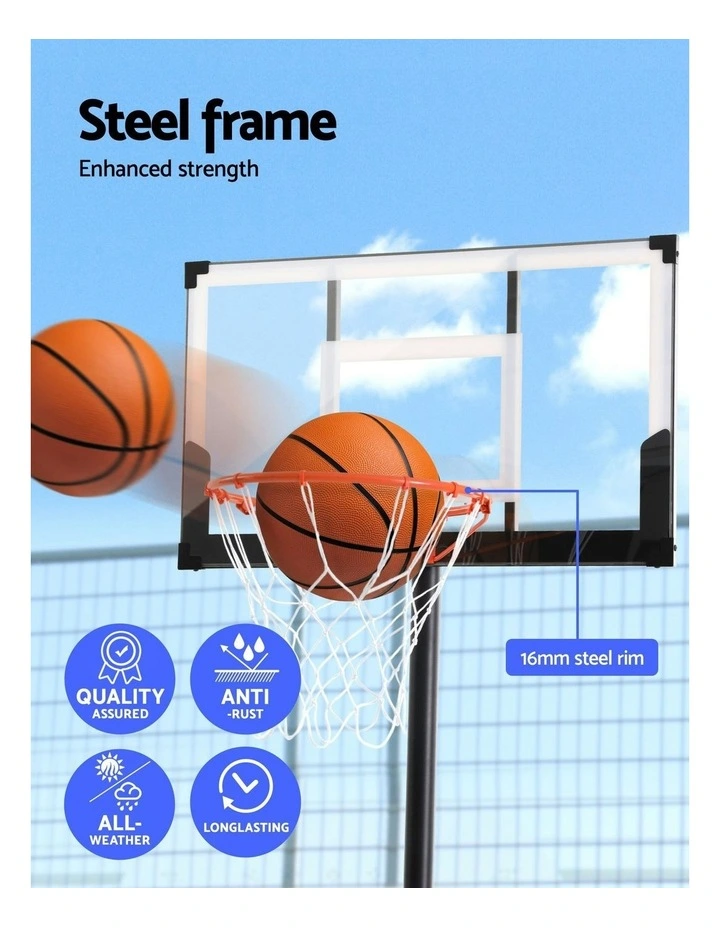 Portable Basketball Hoop with Knob 3.05M image 5
