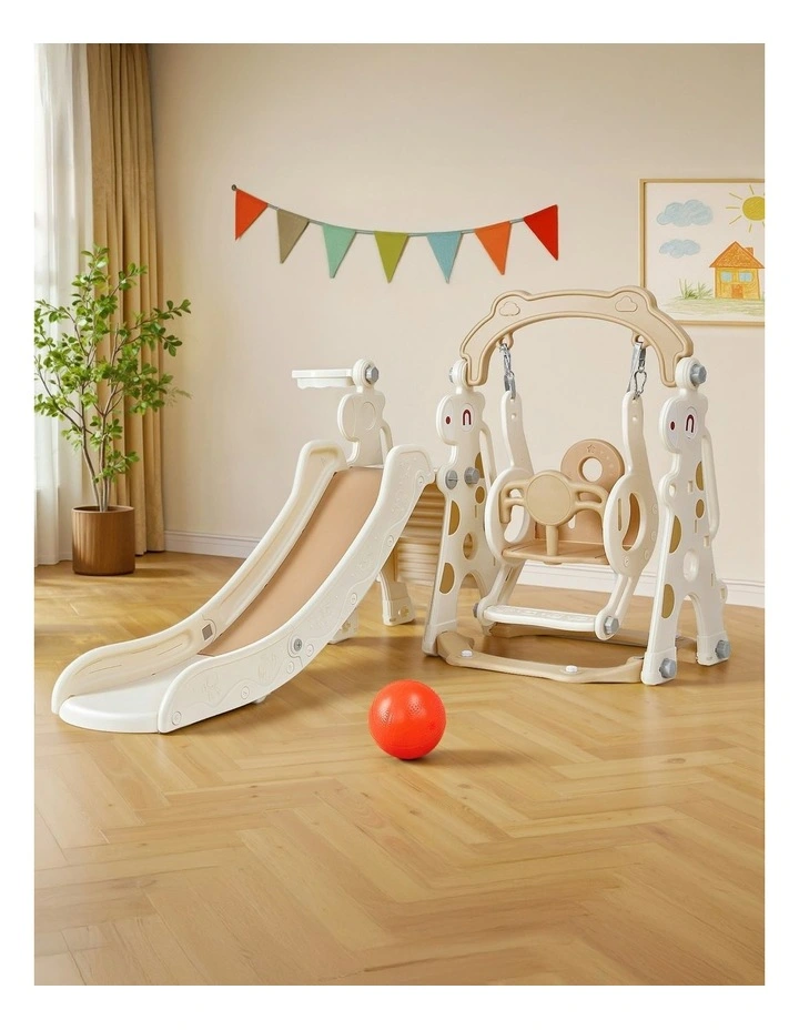 Slide Swing Toy Set 160cm in Beige image 3