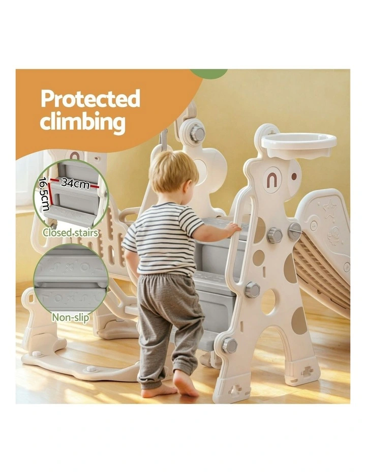 Slide Swing Toy Set 160cm in Beige image 5