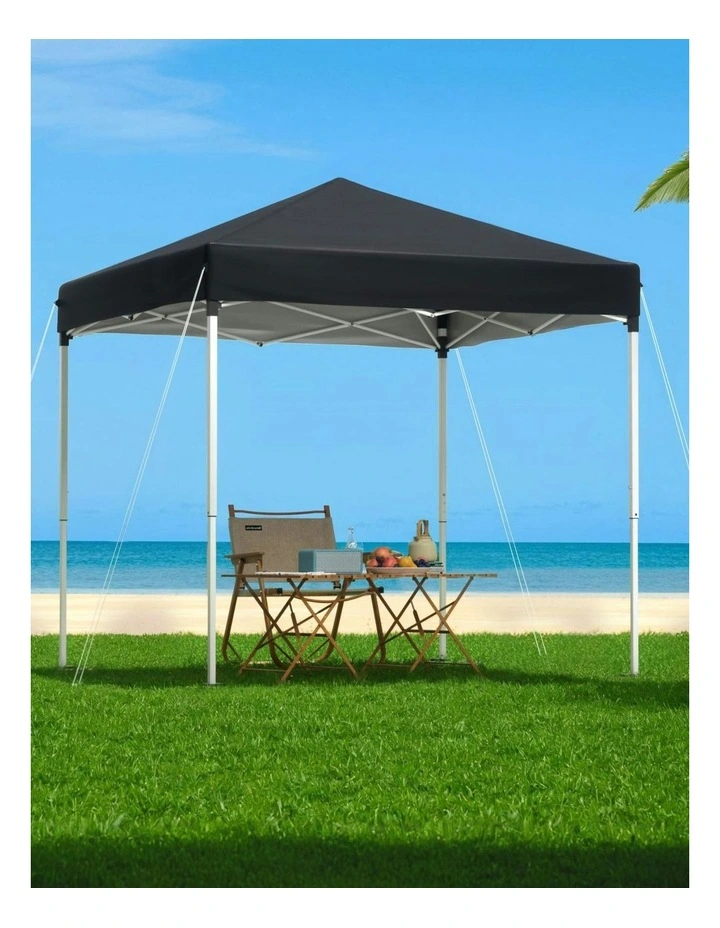 Gazebo Outdoor Patio Garden Marquee Shade 2x2m in Black image 3
