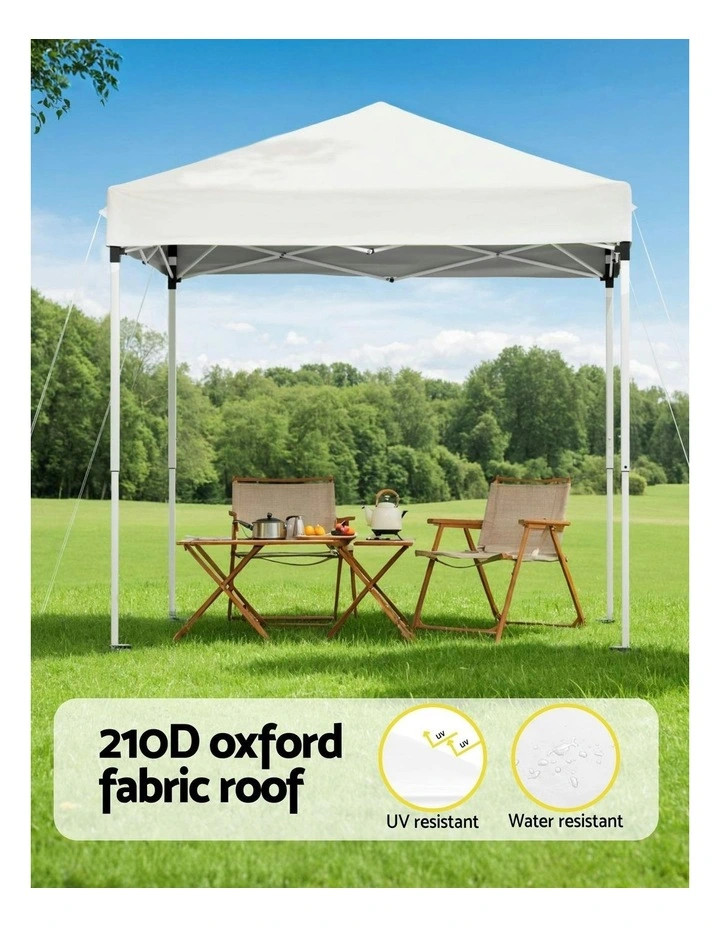 Gazebo Outdoor Patio Garden Marquee Shade 2x2m in White image 5
