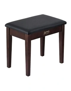 Piano Bench Stool with Storage Wooden PU Leather