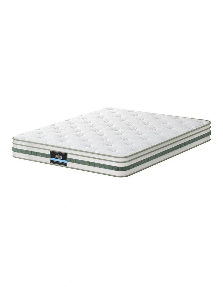 Double Mattresses 20cm in Green Tea/White image 1