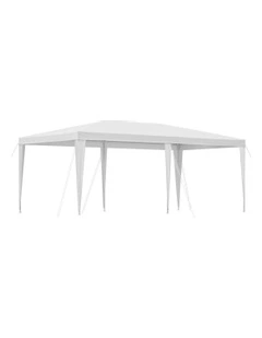 Gazebo Wedding Party Marquee Tent 3x6m in White