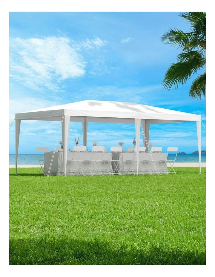 Gazebo Wedding Party Marquee Tent 3x6m in White image 3