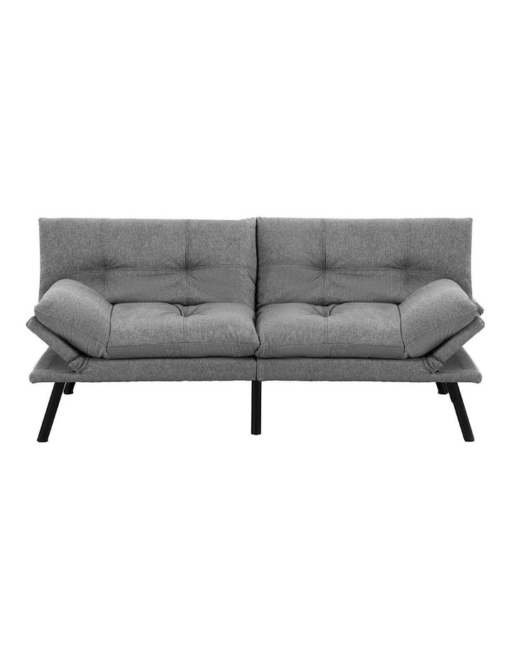 Convertible 3 Seater Sofa Bed in Grey image 2