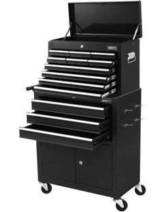 13 Drawer Tool Box in Black