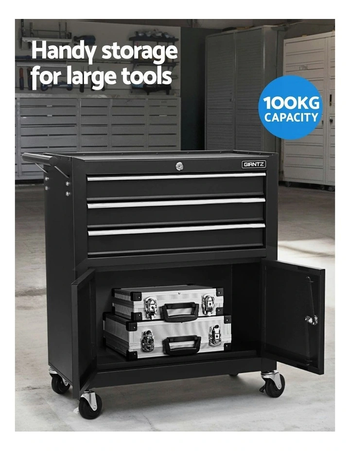 13 Drawer Tool Box in Black image 7
