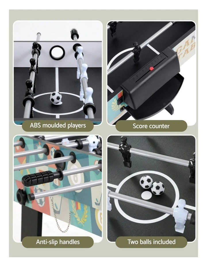 Soccer Table Foldable Game Foosball Table Tennis Pool Hockey 4-in-1 image 5