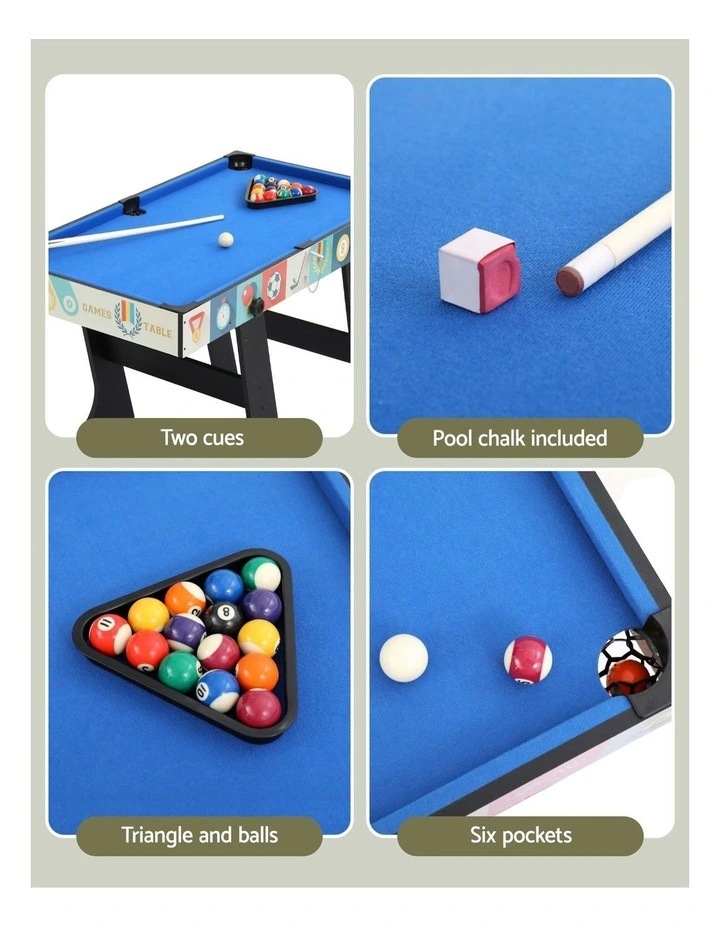 Soccer Table Foldable Game Foosball Table Tennis Pool Hockey 4-in-1 image 7