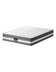 Mattress Gel Foam Pocket Spring Double 30cm in White/Grey