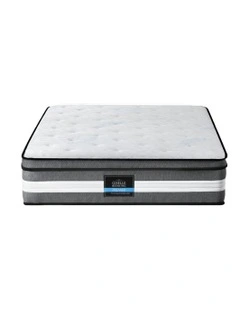 Mattress Gel Foam Pocket Spring Single 30cm in White/Grey