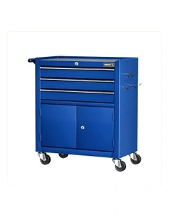 Drawer Tool Box Cabinet Chest Toolbox Garage Storage Organiser 3 in Blue