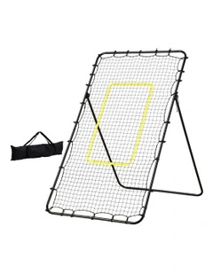 Volleyball Net Football Baseball Goal Netting with Frame Angle Adjustable Rebounder 7ft 2.1m