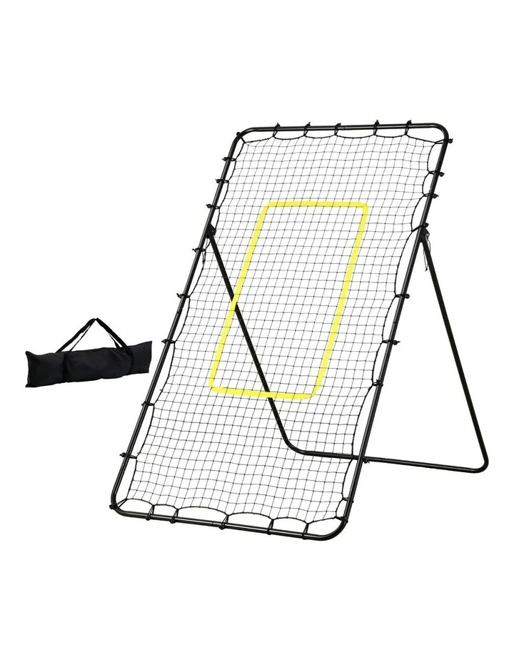 Volleyball Net Football Baseball Goal Netting with Frame Angle Adjustable Rebounder 7ft 2.1m image 1