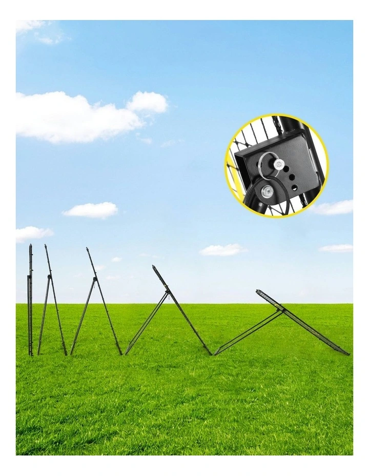 Volleyball Net Football Baseball Goal Netting with Frame Angle Adjustable Rebounder 7ft 2.1m image 6