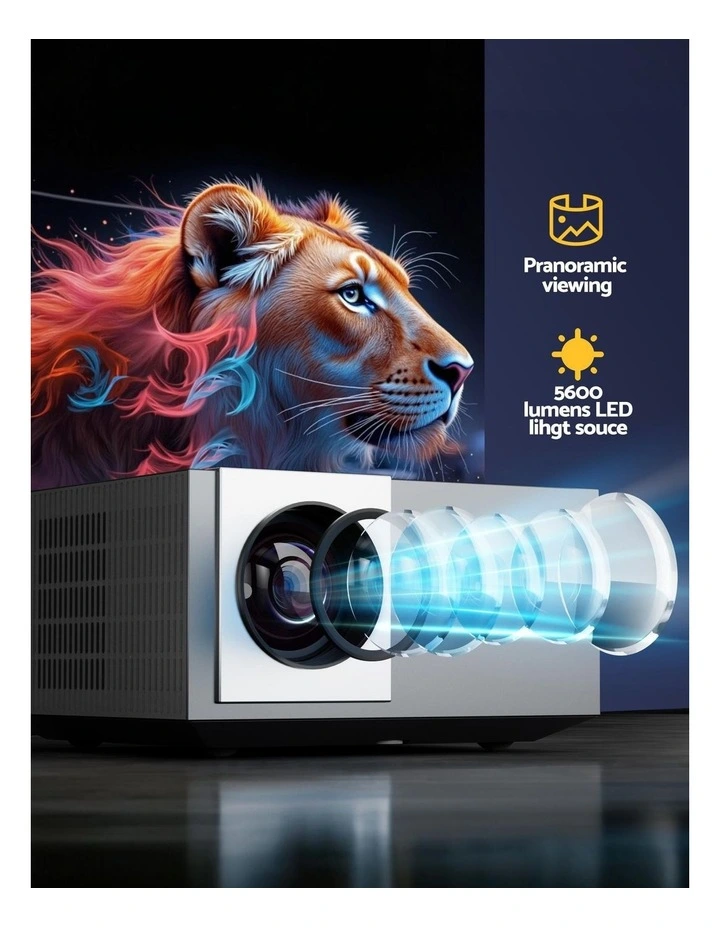 4K 1080P Official Google TV 5G Wifi Video Project in Black image 6