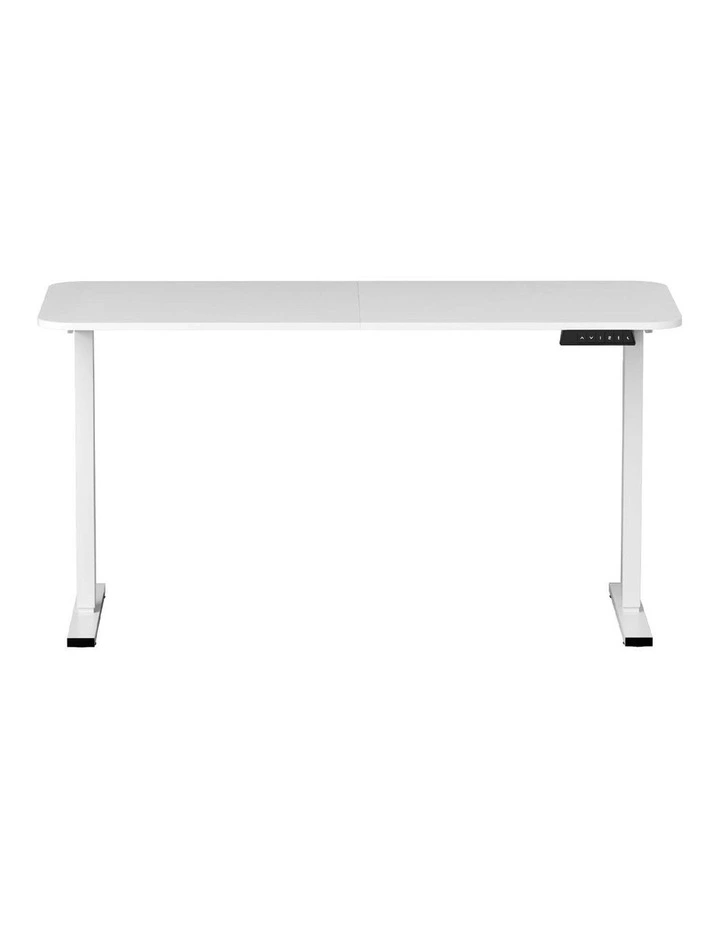 Electric Standing Adjustable Home Office Desk 140cm in White image 2