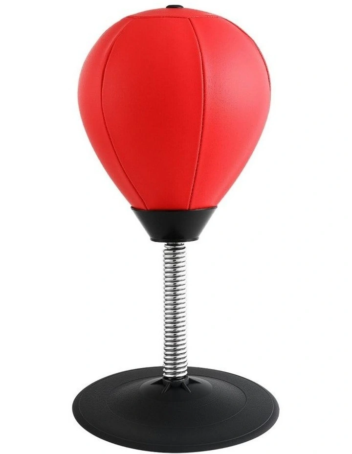 Desktop Punching Boxing Bag Stand Set in Red image 2