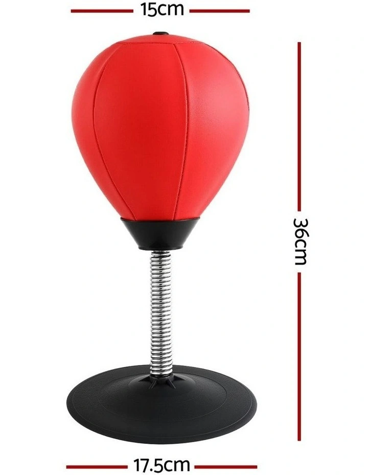 Desktop Punching Boxing Bag Stand Set in Red image 4