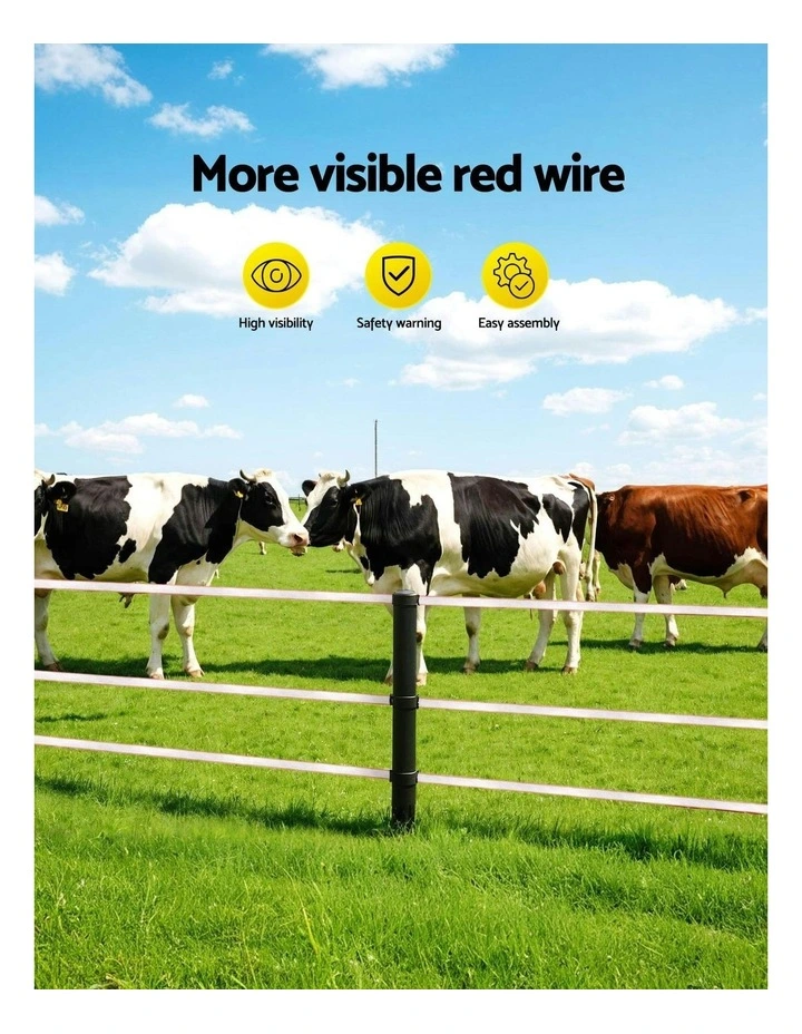 Electric Fence Tape Polytape Electric Fence Wire 400m in Red White image 7