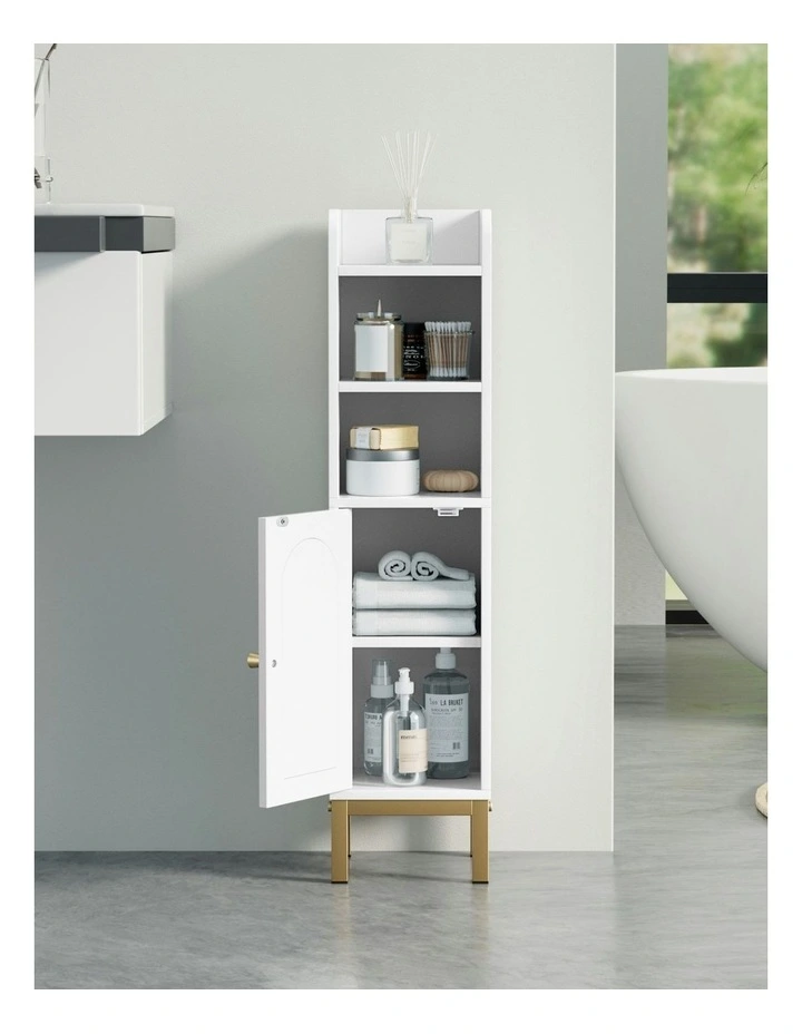 Bathroom Storage Cabinet in White image 5
