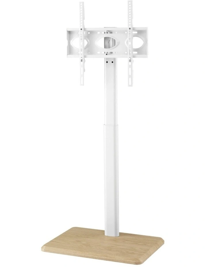 24-55'' Swivel Height Adjustable TV Stand in White image 1