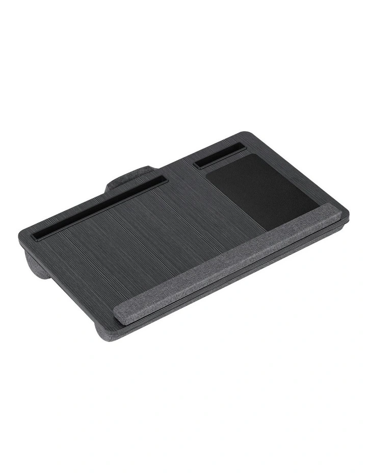 Portable with Wrist-rest Phone Slot Mouse Laptop Desk 55cm in Black image 1