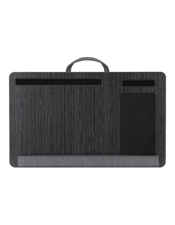 Portable with Wrist-rest Phone Slot Mouse Laptop Desk 55cm in Black image 2
