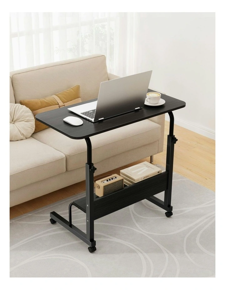 Portable Sit Stand Desks Height Adjustable Laptop Desk 80cm in Black image 3