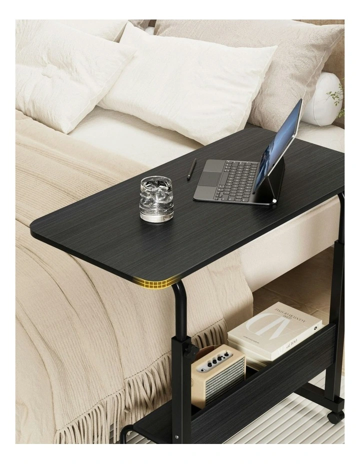 Portable Sit Stand Desks Height Adjustable Laptop Desk 80cm in Black image 5