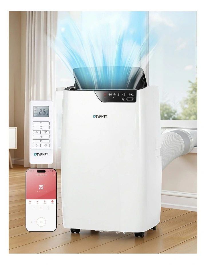 Devanti Portable Air Conditioner Dehumidifier Fan 12000BTU in White image 3