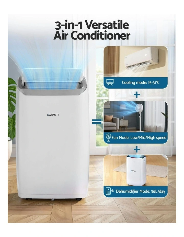 Portable Air Conditioner Dehumidifier Fan 14000BTU image 5