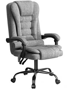 Executive Adjustable Massage Office Chair in Grey