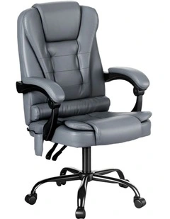 Executive Adjustable Massage Office Chair in Grey