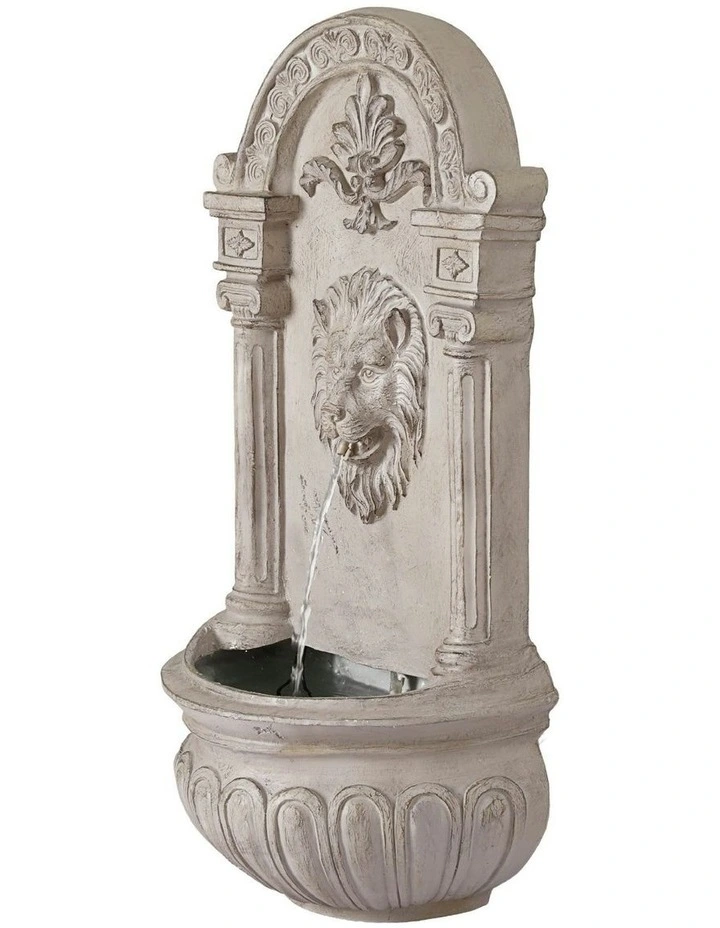 Solar Water Fountain 77cm in Beige image 2