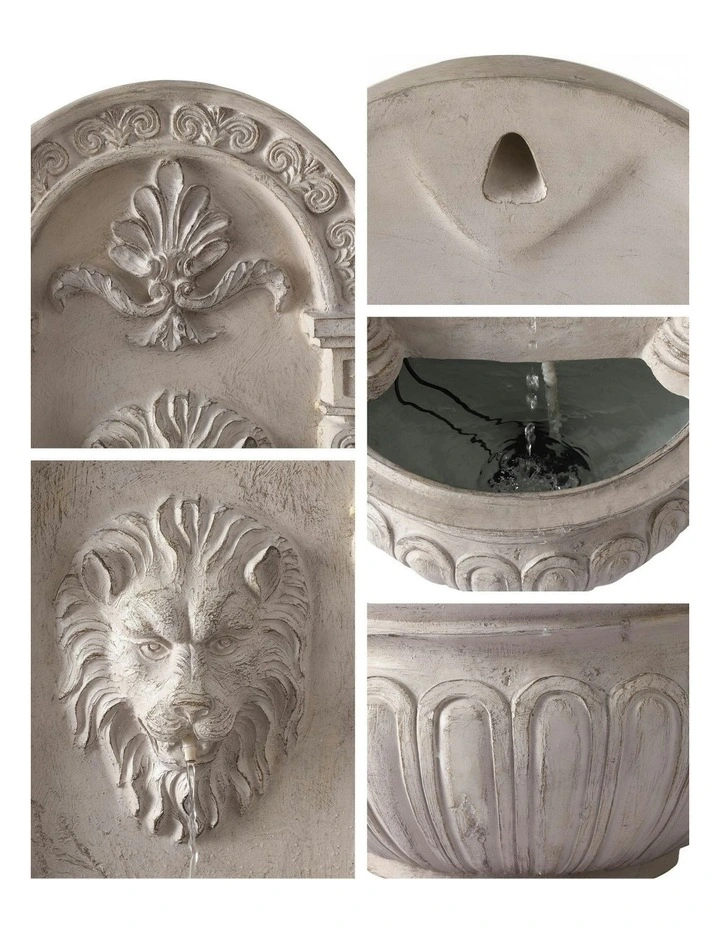 Solar Water Fountain 77cm in Beige image 7