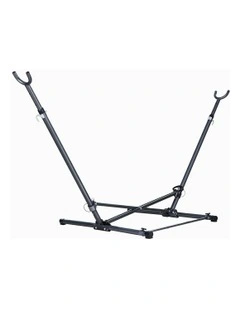 Hammock Steel Frame Bed Stand in Black