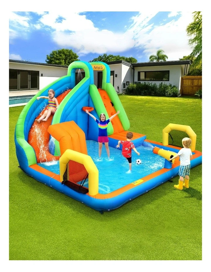 Inflatable Pool Water Slide Toys 427X374cm in Assorted image 3