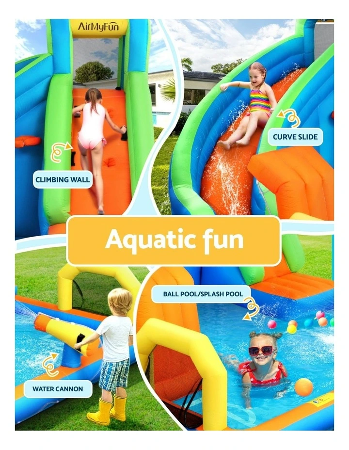Inflatable Pool Water Slide Toys 427X374cm in Assorted image 5