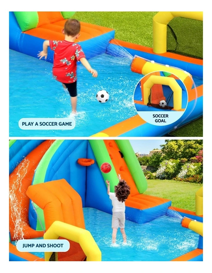 Inflatable Pool Water Slide Toys 427X374cm in Assorted image 7