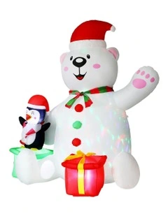 Christmas Inflatable Bear 1.8m