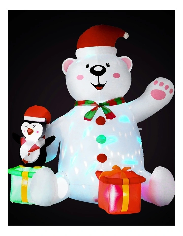 Christmas Inflatable Bear 1.8m image 2