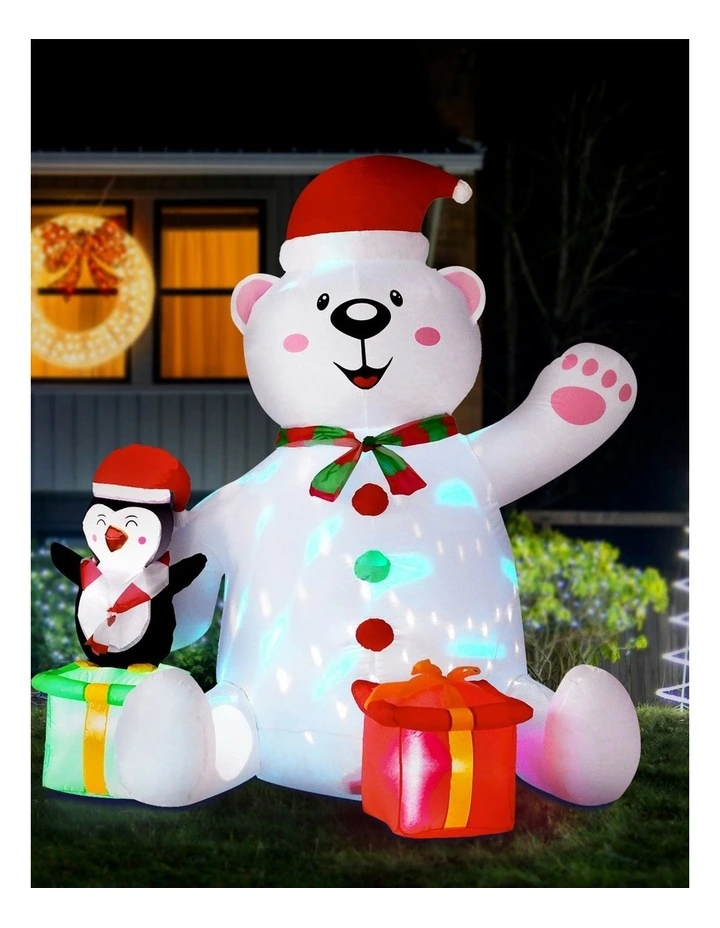 Christmas Inflatable Bear 1.8m image 3