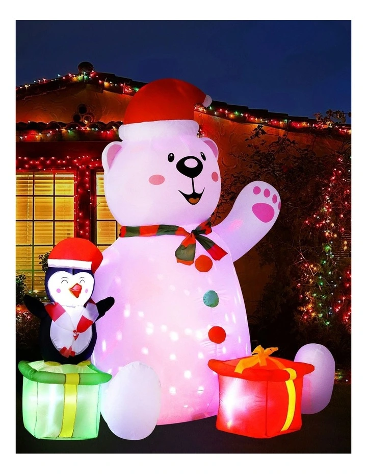 Christmas Inflatable Bear 1.8m image 5