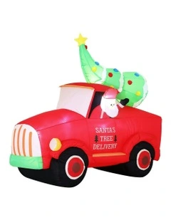 Christmas Inflatable Santa Truck 1.6m