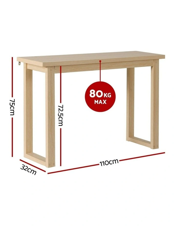 Console Table 110cm in Pine image 4