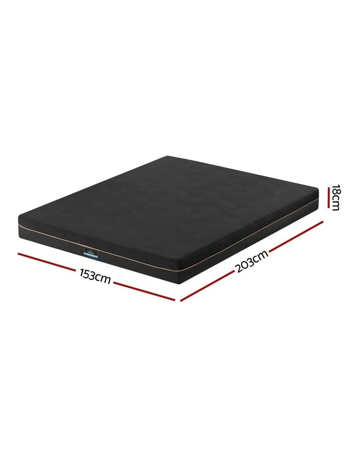 Memory Foam Mattress Queen 18cm in Black image 4