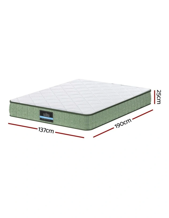 Memory Foam Mattress Double 25cm in White image 4